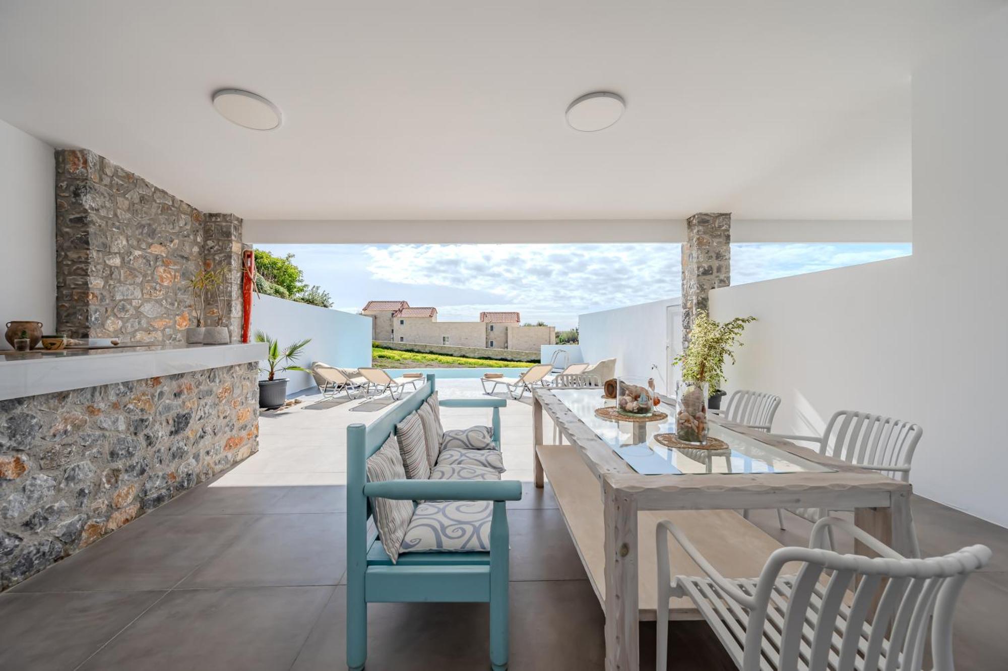 Mythos Villas Damnoni Esterno foto