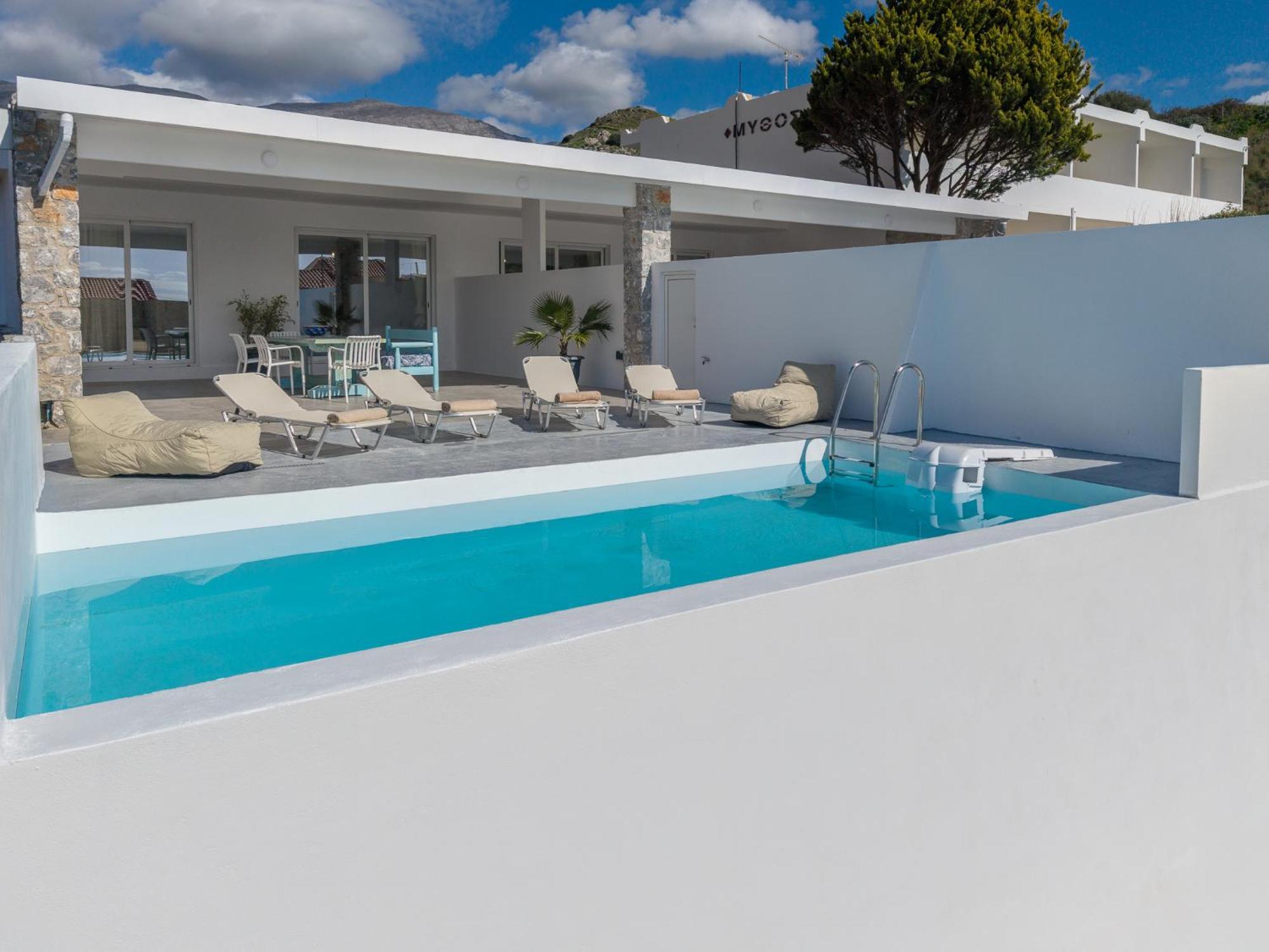 Mythos Villas Damnoni Esterno foto