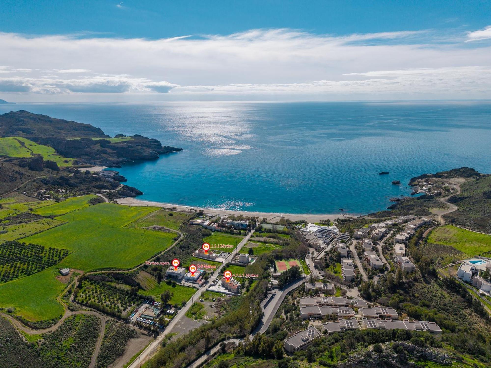 Mythos Villas Damnoni Esterno foto